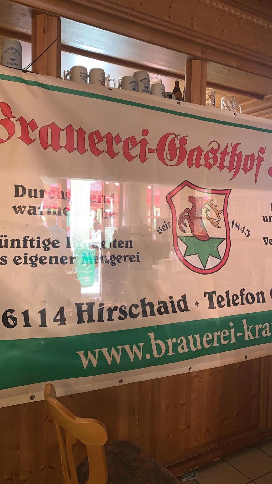Brauerei Gasthof Kraus Хиршайд Екстериор снимка